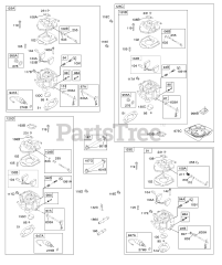 Briggs & Stratton 356447-0075-G1 - Briggs & Stratton Horizontal Engine Carburetor