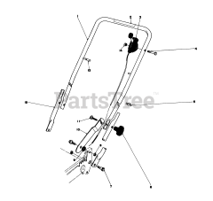 Toro 20610 - Toro Walk-Behind Mower (SN: 009000001 - 009999999) (1979) Handle Assembly