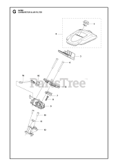 RedMax GZ 360 - RedMax Chainsaw (2017-10) CARBURETOR &amp; AIR FILTER