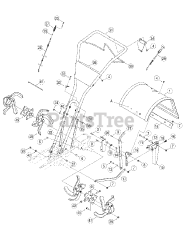 Troy-Bilt 21A-643C211 - Troy-Bilt Bronco CRT Tiller (2007)