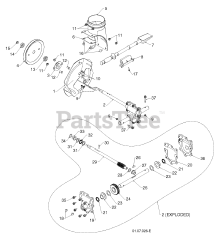 Husqvarna ST 276 EP (961910039-06) - Husqvarna 30" Snow Blower (2012-08) AUGER HOUSING &amp; IMPELLER 7