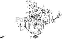 Honda BF5 AH LA (BADL) - Honda Outboard Engine, Made in Japan (SN: BADL-1000001 - BADL-1099999) CYLINDER