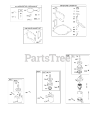 Briggs & Stratton 122T02-0129-E1 - Briggs & Stratton Vertical Engine Carburetor, Engine, Valve Kits, Electric Starter
