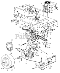 MTD 131-659G027 - MTD Lawn Tractor (1991) (Hardware Hank)