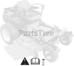 Gravely 992077 (PM 144Z) - Gravely Pro-Master 44" Zero-Turn Mower, 19hp Kawasaki (SN: 004000 & Above)