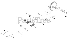 Kohler KT17-24323 - Kohler Series II K-Series Engine, Made for Wheel Horse, 17hp, 12.7kW