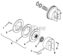 Gravely 987015 (8123) - Gravely Lawn Tractor, 12hp, With Hydraulic Lift (SN: 000101 & Above) NUMBER ELEVEN - FWD-REV CLUTCH ASSEMBLY