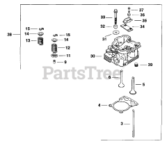 Kohler CH14-1804 - Kohler Command PRO Single Engine, Basic Version, 14hp Head/Valve/Breather 4-27-201