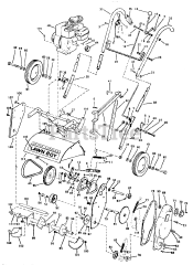 Lawn-Boy 3001 - Lawn-Boy Walk-Behind Mower (SN: 700000001 - 799999999) (1967) Model 2021 Master Gardner Tiller