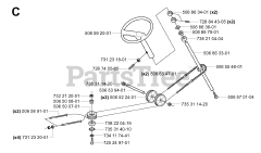 Brands R 13 C (965070401) - Husqvarna Swedish Riding Mower (2006-01)