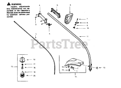 Poulan Pro PP 113 - Poulan Pro String Trimmer DRIVE SHAFT &amp; CUTTING HEAD