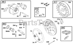 Briggs & Stratton 32K437-0112-01 - Briggs & Stratton Horizontal Engine