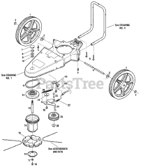Troy-Bilt 52056 - Troy-Bilt Walk-Behind Trimmer Lower Steering Assembly