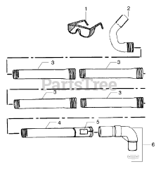 Poulan Pro PP 2010 GA - Poulan Pro Gutter Attachment Gutter Atachment Assy.