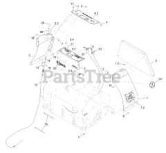 Exmark ARX541CKA30000 - Exmark 30" Stand-On Aerator, Kawasaki FS541V (SN: 400000000 - 402082299) (Rev B) (2017)
