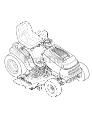 MTD 13AA625P004 - MTD Gold Lawn Tractor (2009)