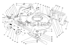 Toro 22026 - Toro Walk-Behind Mower (SN: 099000001 - 099999999) (1999) Housing And Wheel Assembly