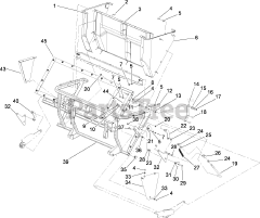 Toro 78541 - Toro 48" DFS E-Z Vac Collection System (SN: 311000001 - 311999999) (2011) Bagger Assembly
