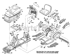 Troy-Bilt 13079 - Troy-Bilt Lawn Tractor, Hydro Drive (SN: 130790100101 & Above)