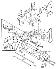 Toro 6-7451 - Toro 48" Snow Thrower Attachment (1974)