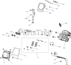 MTD 270-WU - MTD 280cc Engine 270-WU Cylinder Head
