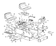 White Outdoor YM-1338 (13BH660F009) - White Outdoor 38" Lawn Tractor (2001)