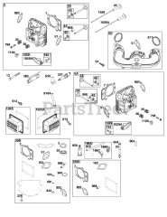 Briggs & Stratton 40U877-0005-B5 - Briggs & Stratton Vertical Engine