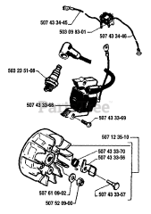 Husqvarna 33 - Husqvarna Chainsaw (1986-12) Ignition / Flywheel