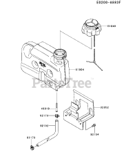 Kawasaki FJ180V-CM23 - Kawasaki Engine FUEL-TANK/FUEL-VALVE