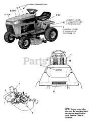 Massey Ferguson 2512 G (1692493) - Massey Ferguson Lawn Tractor, 12.5hp