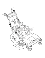 Craftsman 247.887330 (12A-764M099) - Craftsman Walk-Behind Mower (2008) (Sears)