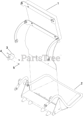 Toro 79558 - Toro 48" GrandStand Stand-On Mower (SN: 290003001 - 290999999) (2009) Platform Assembly