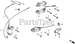 Honda GX270 HA (GCAB) - Honda Engine, Made in Japan (SN: GCAB-1000001 - GCAB-1999999) IGNITION COIL