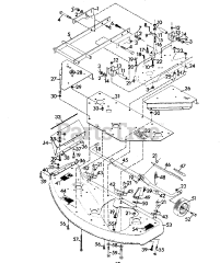 Gravely 885005 - Gravely 40" Deck for 2-Wheel Tractor (SN: 000101 - 000366)