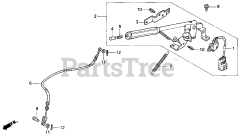 Honda H4518 H HSA/C (MZAT) - Honda Lawn Tractor, Made in Japan (SN: MZAT-3000001 - MZAT-3999999) PARKING BRAKE