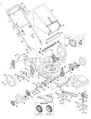 MTD 12A-569Q795 - MTD Pro Walk-Behind Mower (2008)
