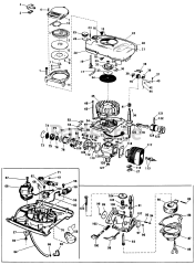Lawn-Boy 7210 - Lawn-Boy Walk-Behind Mower (SN: 000000001 - 099999999) (1960) Model C-15 Engine Parts List