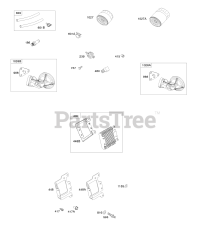 Briggs & Stratton 359775-0112-E2 - Briggs & Stratton Vertical Engine Oil Cooler, Oil Filter Adapters, Oil Filters