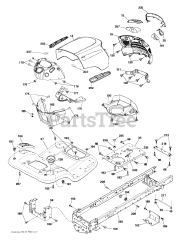 Poulan Pro PPX 19A46 (960420205-00) - Poulan Pro Lawn Tractor (2017-10)