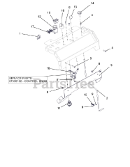 Gravely 994136 - Gravely Pro-Stance 52" Stand-On Mower, Kohler EFI Propane (SN: 000101 - 009999) Dash Panel Controls - EFI