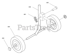 Murray 11052x30B - Murray Cultivator (2000) Wheel Assembly