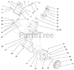 Toro 38430 (CCR 3000) - Toro Snow Thrower (SN: 089000001 - 089999999) (1998)