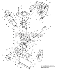 Simplicity 551 E (1692321) - Simplicity 20" Snow Thrower, 5hp (SN: 20000 & Below)