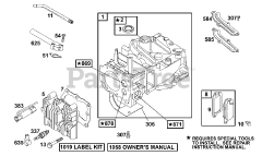 Briggs & Stratton 121702-0465-01 - Briggs & Stratton Vertical Engine Cylinder Group