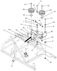 Ariens 911707 - Ariens 24" Pro-24 High Wheel Self-Propelled Brush Cutter, Briggs & Stratton (SN: 000101 - 004199)