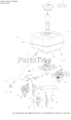 Kohler SH255-0101 - Kohler SH Series Engine, Basic Version, 5.5hp, 4.2kW 08 Fuel System