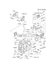 Kawasaki FD620D-AS21 - Kawasaki Engine CYLINDER/CRANKCASE