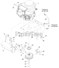 Exmark VT691KA524 - Exmark 52" Vantage Stand-On Mower, Kawasaki FS691V (SN: 312000000 - 312999999) (2012) Engine Assembly