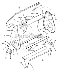 Snapper EI 7244 (84910) - Snapper 24" Snow Thrower, 7hp
