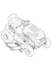 MTD 13AX915T004 - MTD Gold Lawn Tractor (2010)